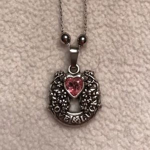 Alex and Ani silver color love & luck adjustable necklace